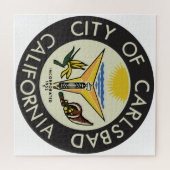 Carlsbad (Californië) City Seal Legpuzzel (Horizontaal)