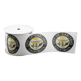 Carlsbad (Californië) City Seal Satijnen Lint