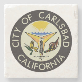 Carlsbad (Californië) City Seal Stenen Onderzetter