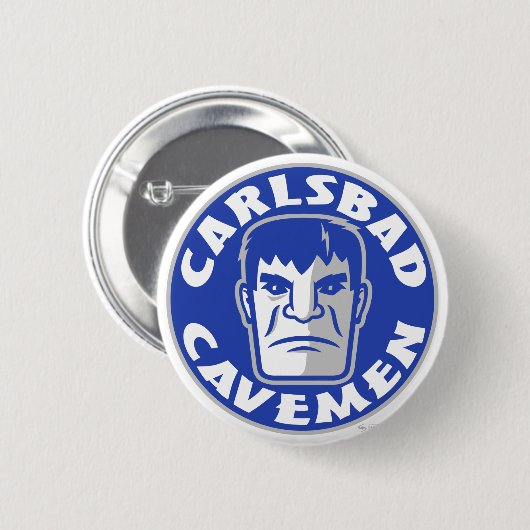 Carlsbad Cavemen Button (Voorkant /achterkant)