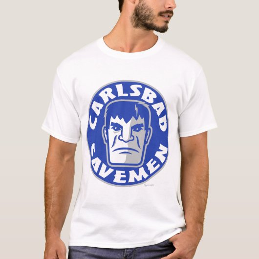 Carlsbad Cavemen Logo T-Shirt (Voorkant)