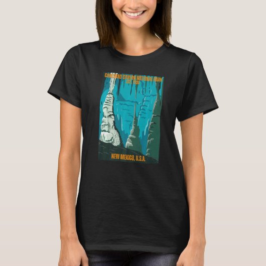 Carlsbad Cavern National Park New Mexico State Sou T-shirt (Voorkant)
