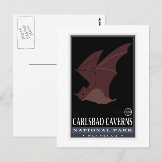 Carlsbad Caverns Briefkaart (Voorkant / Achterkant)