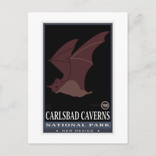 Carlsbad Caverns Briefkaart (Voorkant)