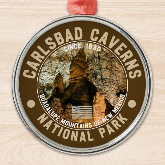 Carlsbad Caverns in New Mexico Metalen Ornament