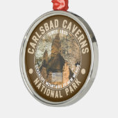 Carlsbad Caverns in New Mexico Metalen Ornament (Links)