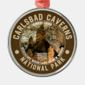 Carlsbad Caverns in New Mexico Metalen Ornament (Voorkant)