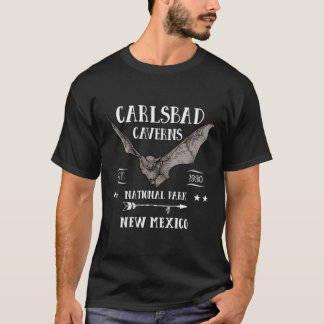 Carlsbad Caverns Nationaal Park Bat Design Souveni T-shirt