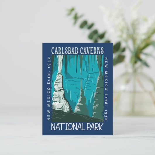 Carlsbad Caverns Nationaal Park  Briefkaart (Staand voorkant)