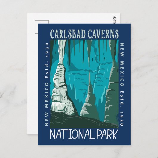 Carlsbad Caverns Nationaal Park  Briefkaart (Voorkant / Achterkant)