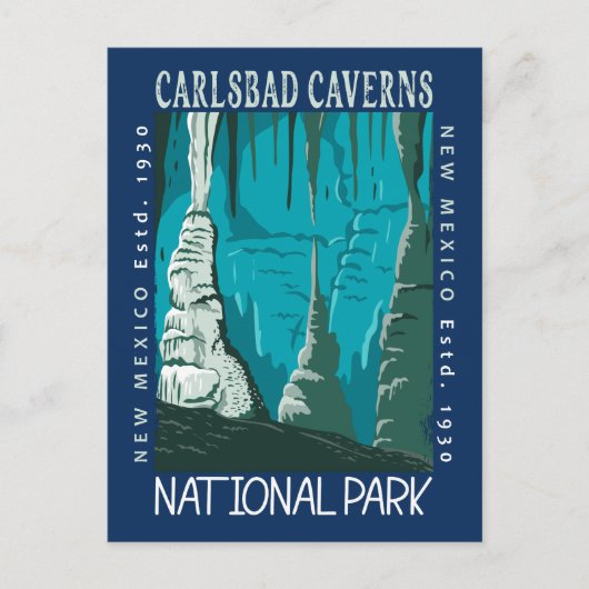 Carlsbad Caverns Nationaal Park  Briefkaart (Voorkant)