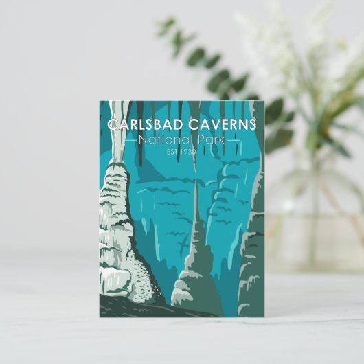 Carlsbad Caverns Nationaal Park  Briefkaart (Staand voorkant)