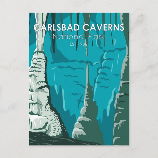 Carlsbad Caverns Nationaal Park  Briefkaart (Voorkant)