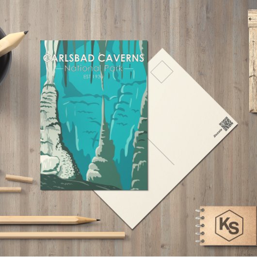 Carlsbad Caverns Nationaal Park Briefkaart