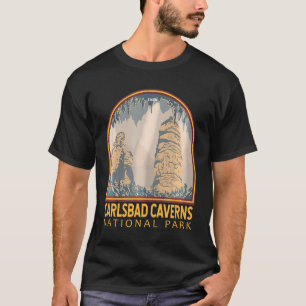 Carlsbad Caverns Nationaal Park  Embleem T-SH T-shirt