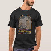 Carlsbad Caverns Nationaal Park  Emblem T-shirt (Voorkant)