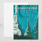 Carlsbad Caverns Nationaal Park  Feestdagenkaart (Voorkant / Achterkant)