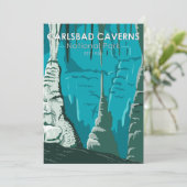 Carlsbad Caverns Nationaal Park  Feestdagenkaart (Staand voorkant)