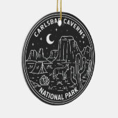 Carlsbad Caverns Nationaal Park  Keramisch Ornament (Rechts)