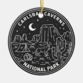 Carlsbad Caverns Nationaal Park  Keramisch Ornament (Voorkant)
