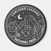 Carlsbad Caverns Nationaal Park  Magneet (Voorkant)