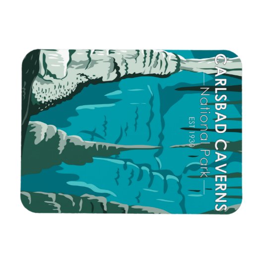 Carlsbad Caverns Nationaal Park  Magneet (Horizontaal)