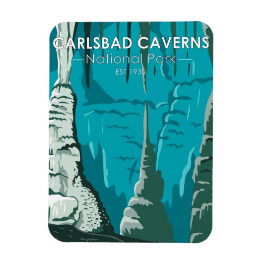 Carlsbad Caverns Nationaal Park  Magneet (Verticaal)