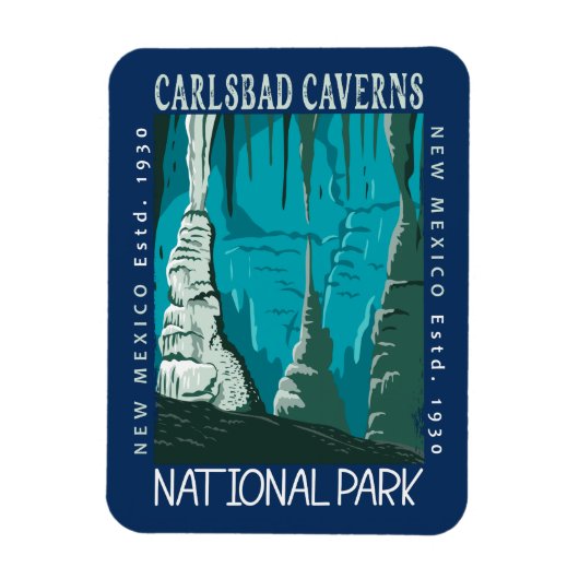 Carlsbad Caverns Nationaal Park  Magneet (Verticaal)
