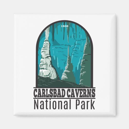 Carlsbad Caverns Nationaal Park  Magneet (Voorkant)