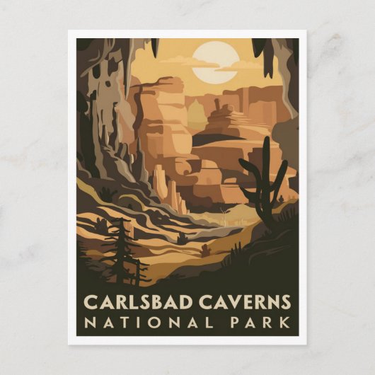 Carlsbad Caverns Nationaal Park New Mexico Briefkaart (Voorkant)