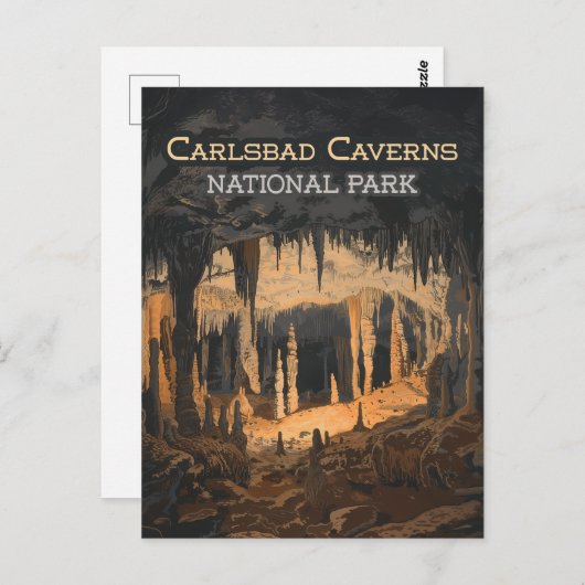 Carlsbad Caverns Nationaal Park New Mexico Briefkaart (Voorkant / Achterkant)