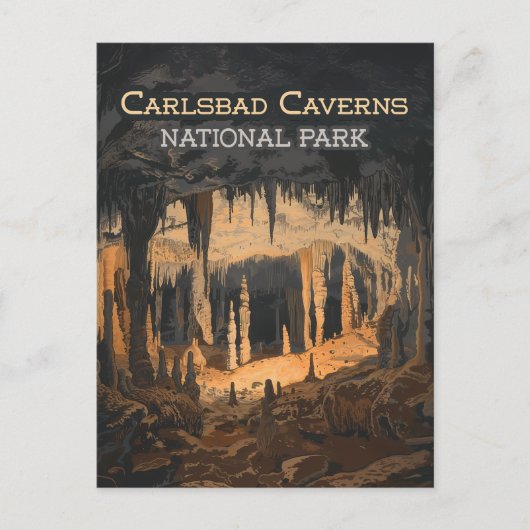 Carlsbad Caverns Nationaal Park New Mexico Briefkaart (Voorkant)