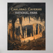 Carlsbad Caverns Nationaal Park New Mexico Poster (Voorkant)