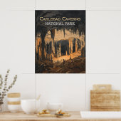 Carlsbad Caverns Nationaal Park New Mexico Poster (Keuken)