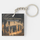 Carlsbad Caverns Nationaal Park New Mexico Sleutelhanger (Achterkant)