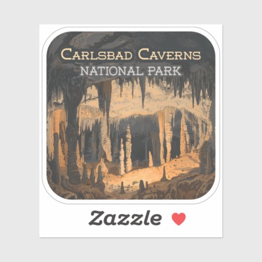 Carlsbad Caverns Nationaal Park New Mexico Sticker (Vel)