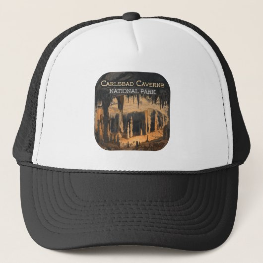 Carlsbad Caverns Nationaal Park New Mexico Trucker Pet (Voorkant)