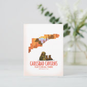 Carlsbad caverns nationaal park nieuwe mexico-kaar briefkaart (Staand voorkant)