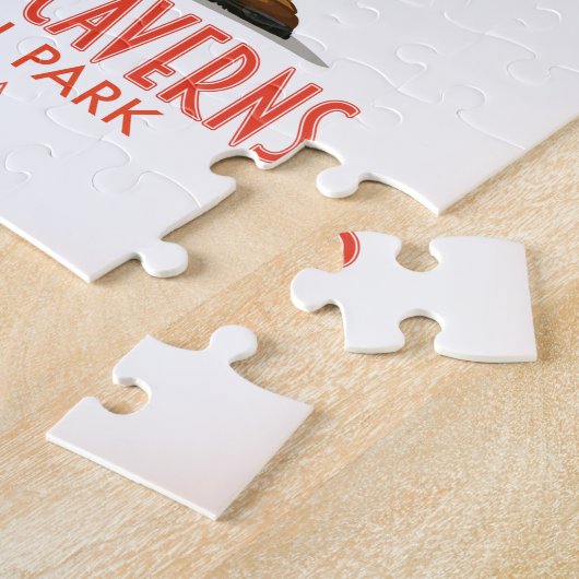 Carlsbad caverns nationaal park nieuwe mexico-kaar legpuzzel (Zijkant)