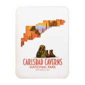 Carlsbad caverns nationaal park nieuwe mexico-kaar magneet (Verticaal)