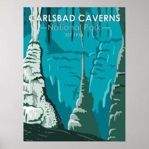 Carlsbad Caverns Nationaal Park  Poster