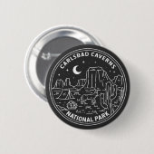 Carlsbad Caverns Nationaal Park  Ronde Button 5,7 Cm (Voorkant /achterkant)