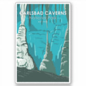 Carlsbad Caverns Nationaal Park  Sticker (Voorkant)