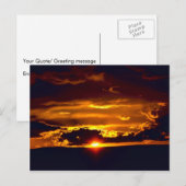 Carlsbad Caverns Nationaal Park Sunset Briefkaart (Voorkant / Achterkant)