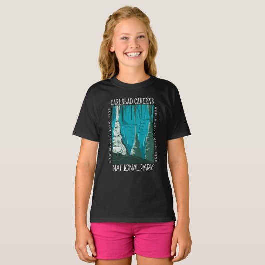 Carlsbad Caverns Nationaal Park  T-shirt (Voorkant volledig)