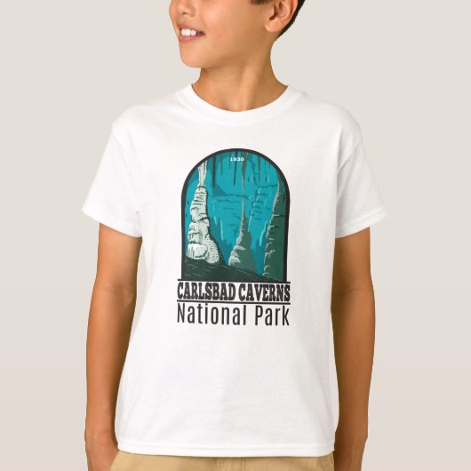 Carlsbad Caverns Nationaal Park T-Shirt (Voorkant)