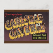 Carlsbad Caverns National Park Briefkaart (Voorkant)
