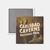 Carlsbad Caverns National Park Cave Magneet (Voorkant / Achterkant)