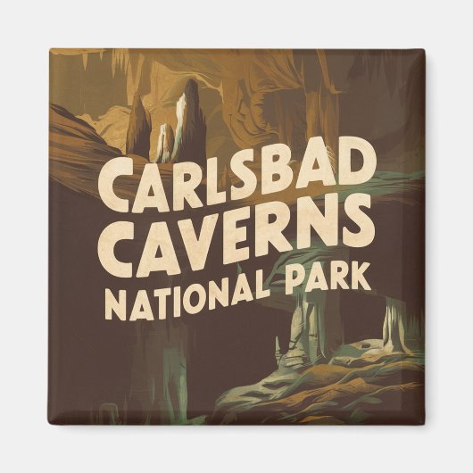 Carlsbad Caverns National Park Cave Magneet (Voorkant)