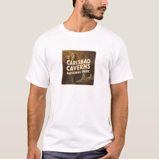 Carlsbad Caverns National Park Cave T-shirt (Voorkant)